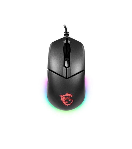 Мышь проводная MSI Clutch GM11 черный, 5000 dpi, USB, кнопки - 6