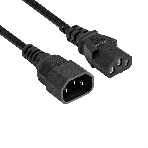 Кабель питания ExeGate Power EC-1P (C13->C14, VDE-250V-3*1.0мм2, медь, черный, 16A, 1 м), фото2