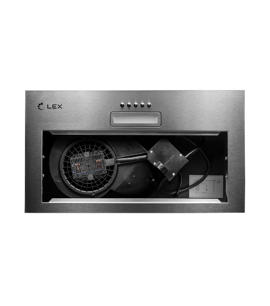 Вытяжка встраиваемая LEX GS Bloc LIGHT 600 нержавеющая сталь, 53 см, 500 куб. м/ч, 44 дБ
