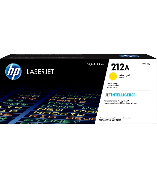 Картридж лазерный Cartridge HP 212A для CLJ Enterprise M554/M555/M578, желтый (4 500 стр.)