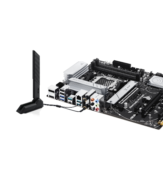 Материнская плата ASUS PRIME B650-PLUS WIFI, AM5, AMD B650, 4xDDR5, 4xSATA, 2xM.2, 1xPCIe 4.0 x16, 2xPCIe 4.0 x1, 1xDP, 1xHDMI, 1x2.5Gb LAN, Wi-Fi 6E, Bluetooth 5.3, 4xUSB-A 10Gbps, 2xUSB-A 5Gbps, 2xUSB-A 2.0, 5x3.5 мм, 7.1, ATX