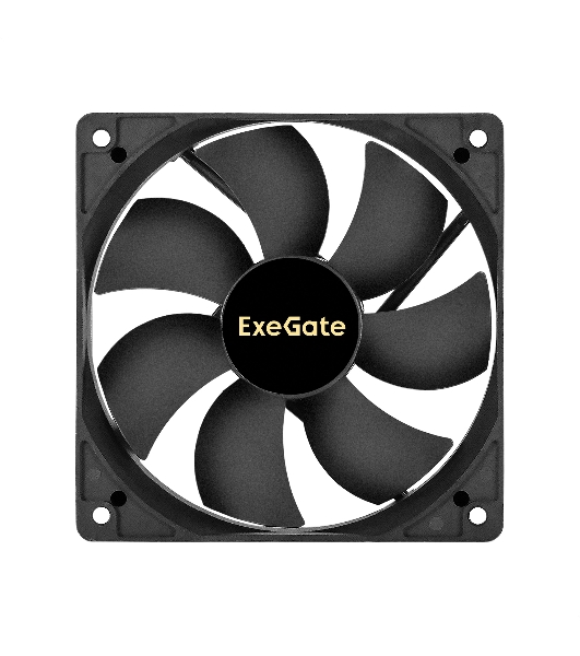 Вентилятор 12В DC ExeGate ExtraPower EP12025H2P (120x120x25 мм, Hydraulic bearing (гидродинамический), 2pin, 1800RPM, 28dBA)