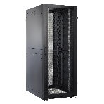 Шкаф серверный ПРОФ напольный 48U (800x1000) дверь перфорированная 2 шт., черный, в сборе (ШТК-СП-48.8.10-44АА-9005), фото3