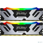 Оперативная память Kingston Fury Renegade, DDR5, 96Gb (2x48Gb), 6400MHz, CL32, DIMM, с радиатором, RGb, серебристый, фото10