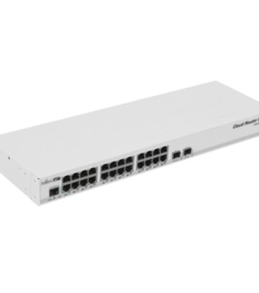 Маршрутизатор 24PORT 1000M CRS326-24G-2S+RM MIKROTIK