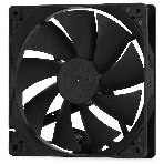 Вентилятор для корпуса Crown CMCF-14025S-1400 черный, 140 мм, 1200 об/мин, 27 дБ, 3 pin, фото 1
