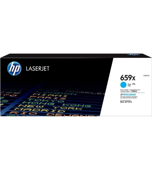 Картридж лазерный HP 659X W2011X голубой для HP LJ M856/M776 (29000 стр.)