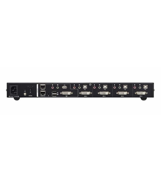 Переключатель KVM 4 портовый ATEN 4-Port USB DVI Multi-View KVMP Switch