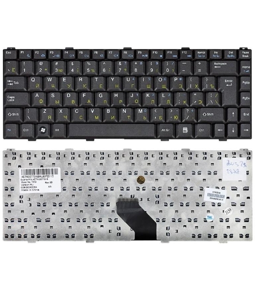 Клавиатура для ноутбука Asus Z96 Z96J Z96F S96J S9 S96J S96 Z84 Z84F Z84J черная
