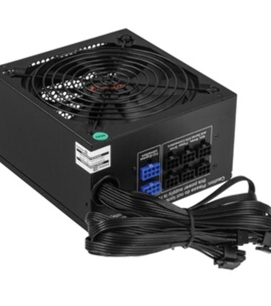 Блок питания серверный 500W ExeGate ServerPRO-500RADS (ATX, for 3U+ cases, APFC, КПД 80% (80 PLUS), 14cm fan, 24pin, (4+4)pin, PCIe, 5xSATA, 4xIDE, FDD, Cable Management, black)