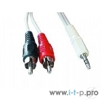 Кабель аудио Gembird Jack3.5/2xRCA, 5.0м, фото2