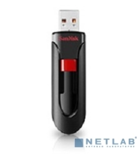 Флешка USB Sandisk 64Gb Cruzer Glide SDCZ60-064G-B35 USB 2.0 черный/красный