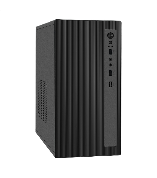 Компьютерный корпус Minitower ExeGate BAA-303M (mATX, без БП, 2*USB, HD Audio, черный)