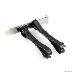 Планка портов в корпус 2xType-C SuperSpeed+ ExeGate BrctUSB32E-2C (USB3.2 Gen2 2xType-E 20Pin Male --> 2xType-C USB 3.2 Gen 2, SuperSpeed+ скорость до 10 Гбит/с, кабель 30 см), фото6
