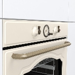 Встраиваемая электрическая духовка GORENJE/раиваемая электрическая духовка,ширина 60 см,объем 77л,пиролитическая эмаль,слоновая кость, фото9