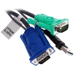 Кабель KVM ATEN 2L-5201U USB(тип А Male)+HDB15(Male) <-> SPHD15(Male) 1,2м., черный., фото10