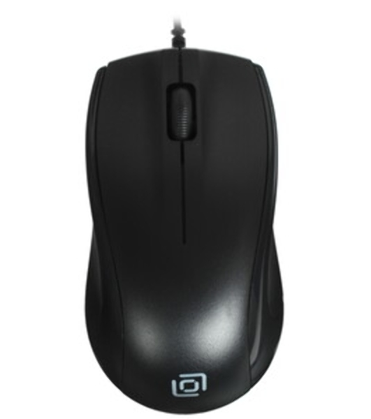 Мышь проводная Oklick 185V2 черный, 1200 dpi, USB, кнопки - 3
