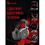 Гарнитура Bloody G535 чёрный/серебристый, проводная, подсветка, фото15