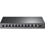 Настольный коммутатор TP-Link TL-SL1311P, 8 портов 10/100 Мбит/с с поддержкой PoE+, 2 гигабитных порта без поддержки PoE, 1 порт SFP, 802.3af/at, бюджет PoE — 65 Вт, стальной корпус, фото8
