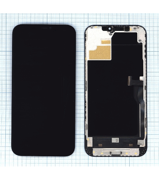 Дисплей (модуль) для Apple iPhone 12 Pro Max в сборе с тачскрином (OLED), черный