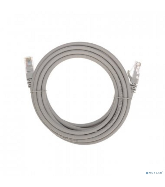Патч-корд U/UTP Rexant cat.6, RJ45-RJ45, неэкранированный, 26AWG, LSZH, серый, 3 м