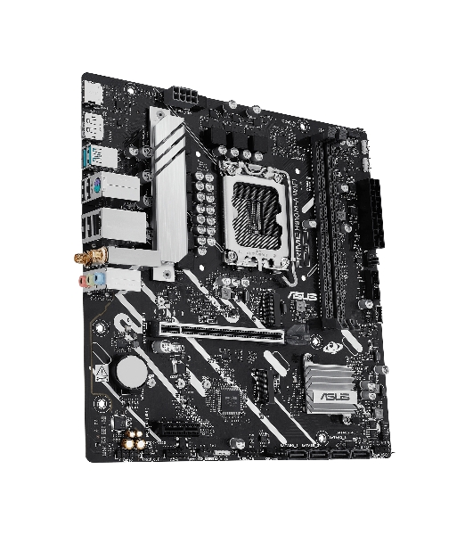 Материнская плата ASUS PRIME H810M-A WIFI, LGA 1851, Intel H810, 2xDDR5, 4xSATA, 2xM.2, 1xPCIe 4.0 x16, 1xPCIe x1, 1xDP, 1xHDMI, 1x1Gb LAN, Wi-Fi, 4xUSB 2.0, 2xUSB 3.2 Gen 2, 3x3.5 мм, 7.1, Micro-ATX