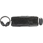 Комплект клавиатура+мышь Oklick HS-HKM100G проводной, USB, 2400 DPI, чёрный, фото8