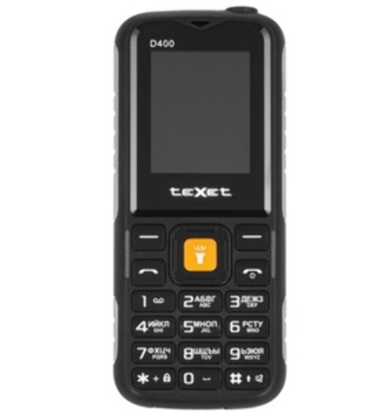 Мобильный телефон teXet TM-D400 черный