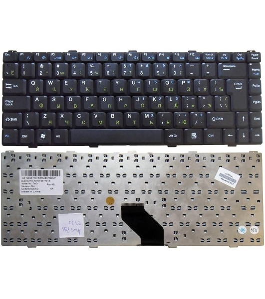 Клавиатура для ноутбука Asus Z96 Z96J Z96F S96J S9 S96J S96 Z84 Z84F Z84J черная