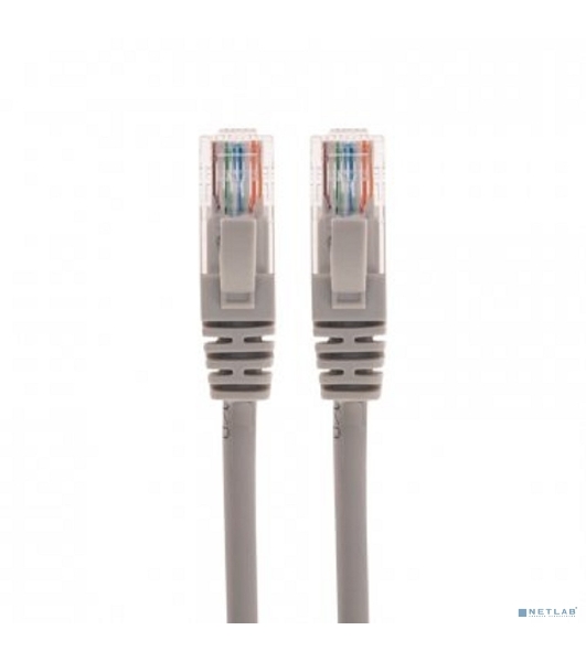 Патч-корд U/UTP Rexant cat.6, RJ45-RJ45, неэкранированный, 26AWG, LSZH, серый, 3 м