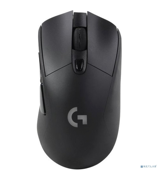 Мышь игровая Logitech G703 Lightspeed черная, сенсор 100-25600dpi (Hero25K), беспроводная 2.4GHz + USB 1,8м, 5 программируемых кнопок + колесо прокрутки, RGB-подсветка, под правую руку