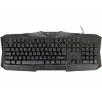 Комплект клавиатура+мышь Oklick HS-HKM100G проводной, USB, 2400 DPI, чёрный, фото7