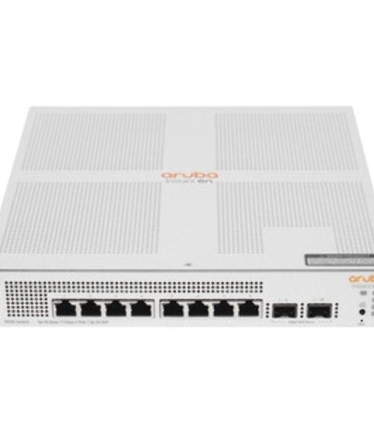 Коммутатор HPE Aruba IOn 1930 8G 2SFP 124W, 8×1 Гбит/с PoE+ + 2×1 Гбит/с SFP, настраиваемый
