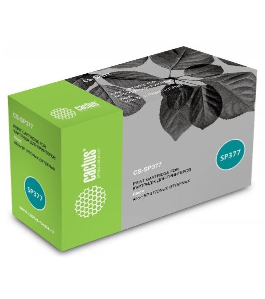 Картридж лазерный Cactus CS-50F0XA0/50F5X0E CS-SP377 черный (6400 стр.) для Ricoh Aficio SP 377DNwX/377SFNwX