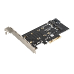 Переходник ExeGate EXE-509 M.2 B key + M.2 M Key -> PCI-Ex4/SATA, фото3