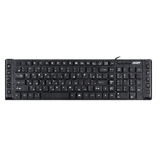 Клавиатура проводная Acer OKW010 ZL.KBDEE.002, USB, черный