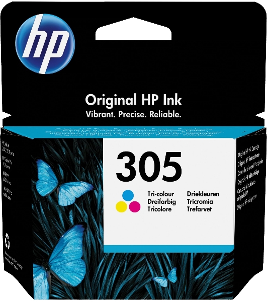 Картридж струйный HP 305 3YM60AE многоцветный (100 стр.) (2мл) для HP DJ 2320/2710/2720