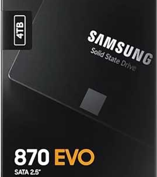 Накопитель SSD Samsung 4Tb 870 EVO, V-NAND, 2.5', SATA III, [R/W - 530/560 Mb/s]