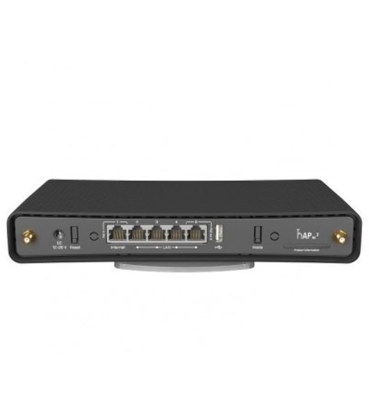 Беспроводной маршрутизатор MikroTik hAP ac3 with 4-core 716 MHz CPU, 256MB RAM, 5 x Gigabit LAN (PoE-out on port#5)