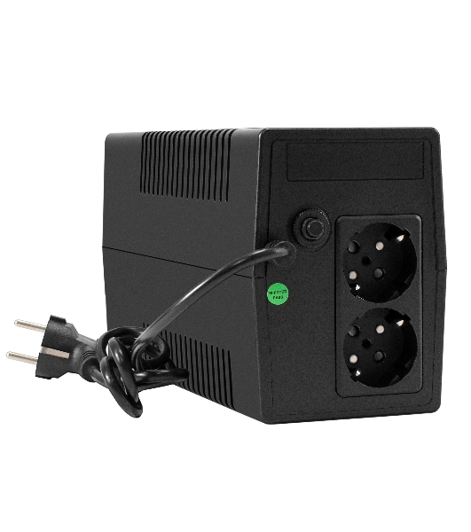 Источник бесперебойного питания ExeGate Power NB-850.LED.AVR.2SH (850VA/510W, LED, AVR, 2*Schuko, батарея 12V 9Ah, черный)