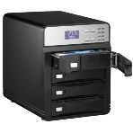 Внешний корпус для HDD AgeStar 3C4B3A1 SATA II алюминий черный LCD 3.5', фото 1