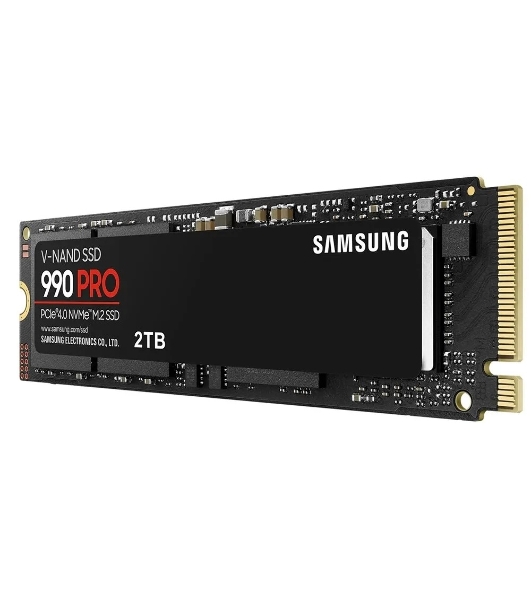 Накопитель SSD Samsung 990 PRO, 2Tb, PCIe 4.0 x4, M.2 2280, NVMe, R/W 7450/6900