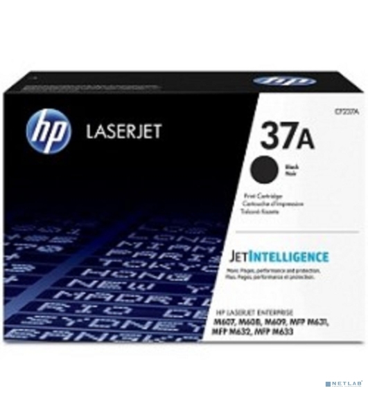 Картридж лазерный HP 37A черный для HP LaserJet (CF237A) 11000 стр