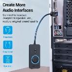 Внешняя звуковая карта Vention USB c регулятором громкости Черная, фото19