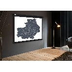 Экран Cactus 152x203см Wallscreen CS-PSW-152X203-BK 4:3 настенно-потолочный рулонный черный, фото2