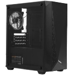 Компьютерный корпус Minitower ExeGate Mistery R2-NPX600 (mATX, БП 600NPX с вент. 12 см, 2*USB+1*USB 3.0, аудио, черный, 1 вент. 12см с RGb подсветкой и полоса на передней панели, боковая панель - закаленное стекло), фото14
