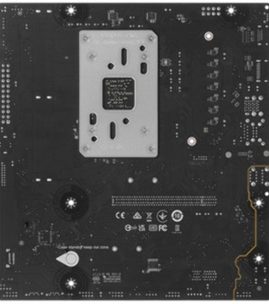 Материнская плата MSI PRO A620M-B EVO, AM5, AMD A620A, 2xDDR5, 2xSATA, 1xM.2, 1xPCIe 4.0 x16, 1xPCIe x1, 1xVGA, 1xHDMI, 1x2.5Gb LAN, 4xUSB-A 5Gbps, 2xUSB-A 2.0, 2xPS/2, 3x3.5 мм, 7.1, чёрный, mATX