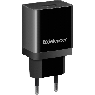 Сетевой адаптер Defender 1xUSB, 5V/2.1А, пакет, черный (EPA-10)