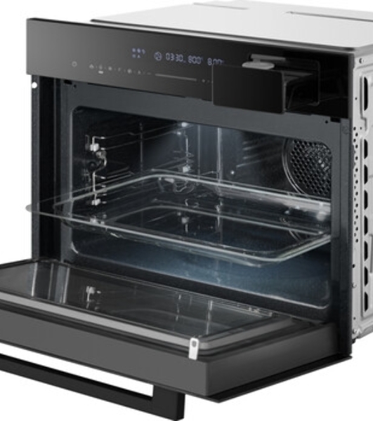 Духовой шкаф электрический Weissgauff OEMS 459 PDB черный, встраиваемый
