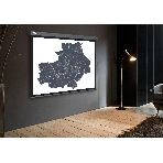 Экран Cactus 180x180см Wallscreen CS-PSW-180X180-SG 1:1 настенно-потолочный рулонный серый, фото2